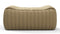 Sandra - Sandra Ottoman, Beige Vegan Leather