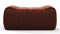 Sandra - Sandra Ottoman, Burgundy Velvet