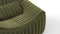 Sandra - Sandra Lounge Chair, Olive Green Velvet