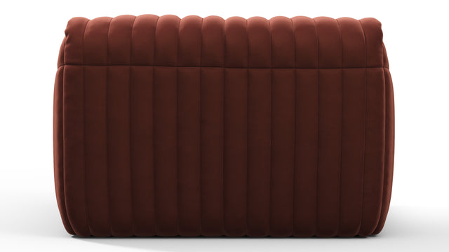 Sandra - Sandra Lounge Chair, Burgundy Velvet