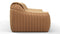 Sandra - Sandra Three Seater Sofa, Camel Premium Leather