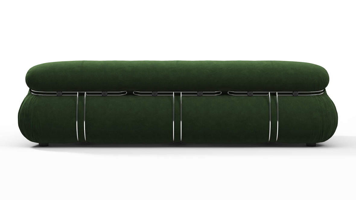 Soriana - Soriana Three Seater Sofa, Tarragon Suede