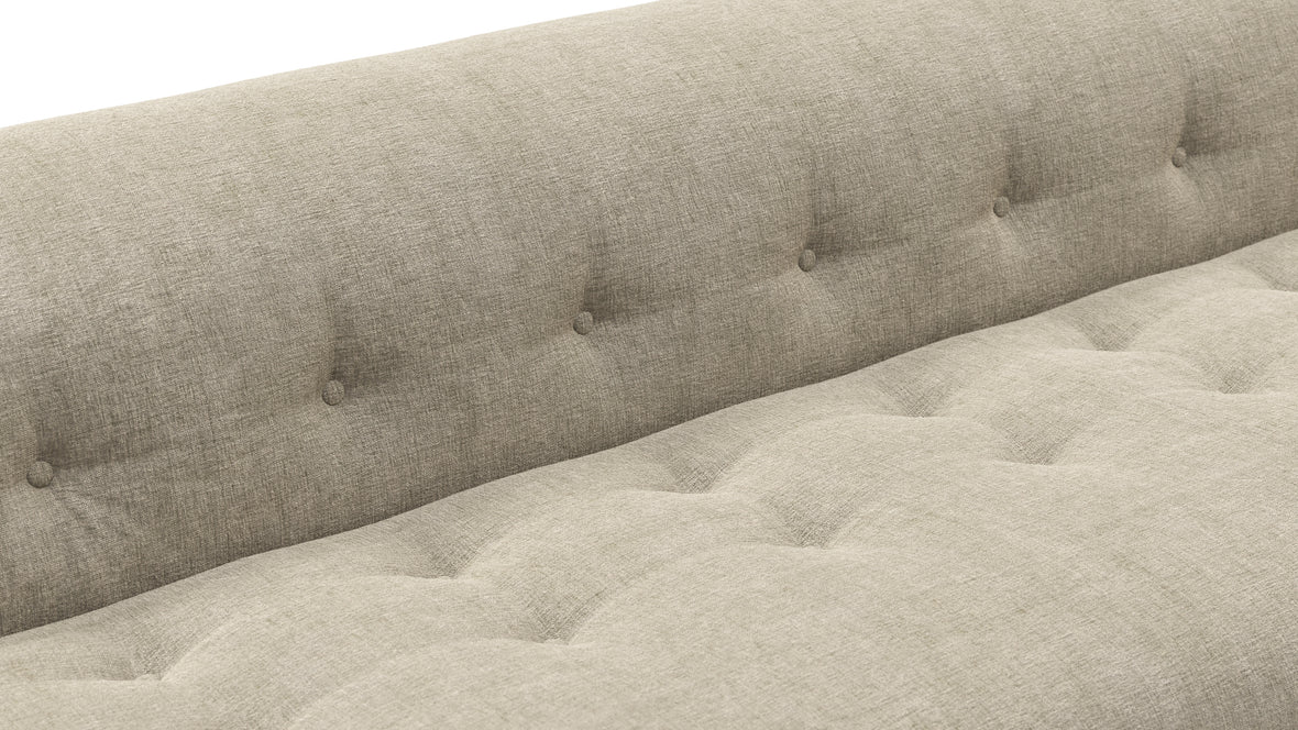 Soriana - Soriana Three Seater Sofa, Beige Gray Chenille