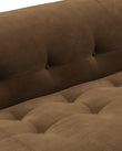 3 Seaters Soriana Three Seater Sofa, Brown Vegan Suede