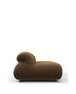 3 Seaters Soriana Three Seater Sofa, Brown Vegan Suede