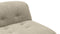 Soriana - Soriana Lounge Chair, Beige Gray Chenille