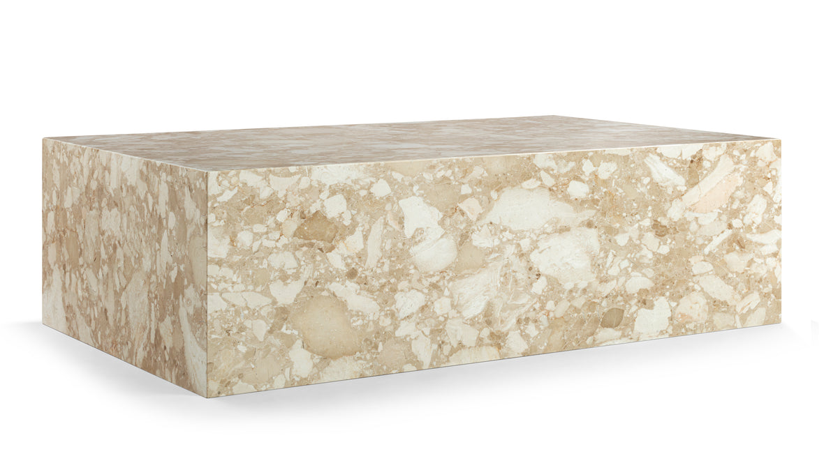 Plinth - Plinth Coffee Table, Kunis Breccia