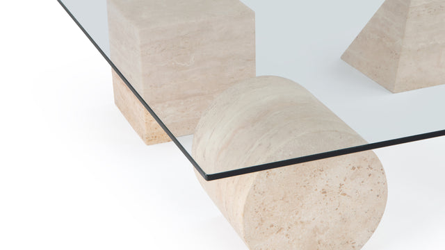 Metafora - Metafora Coffee Table, Travertine