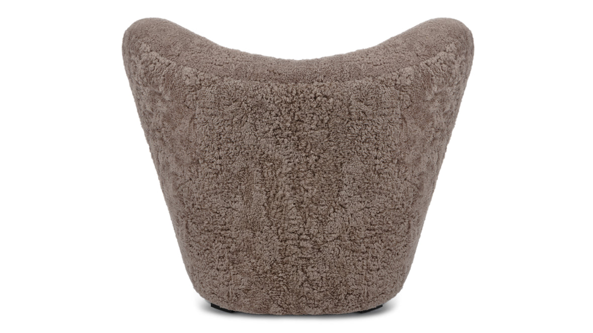 Tired Man - Tired Man Lounge Chair, Cappuccino Luxe Sheepskin