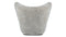 Tired Man - Tired Man Lounge Chair, Soft Gray Luxe Sheepskin