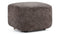 Tired Man - Tired Man Ottoman, Frosted Coco Luxe Sheepskin