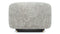 Tired Man - Tired Man Ottoman, Soft Gray Luxe Sheepskin