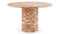 Saga - Saga Round Pedestal Dining Table, Rojo Alicante, 47in