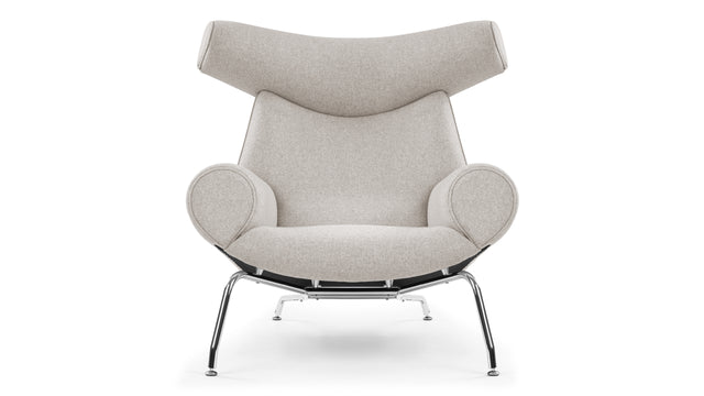 Toro - Toro Chair, Wheat Gray Cashmere Wool