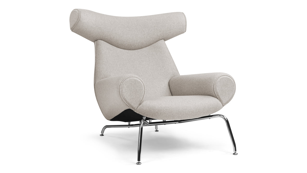 Toro - Toro Chair, Wheat Gray Cashmere Wool