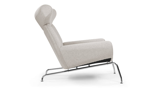 Toro - Toro Chair, Wheat Gray Cashmere Wool