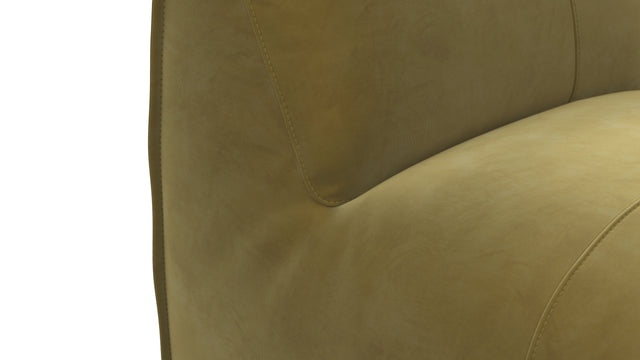 Leandro - Leandro Lounge Chair, Olive Gold Velvet