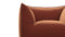 Leandro - Leandro Lounge Chair, Spice Velvet