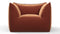 Leandro - Leandro Lounge Chair, Spice Velvet