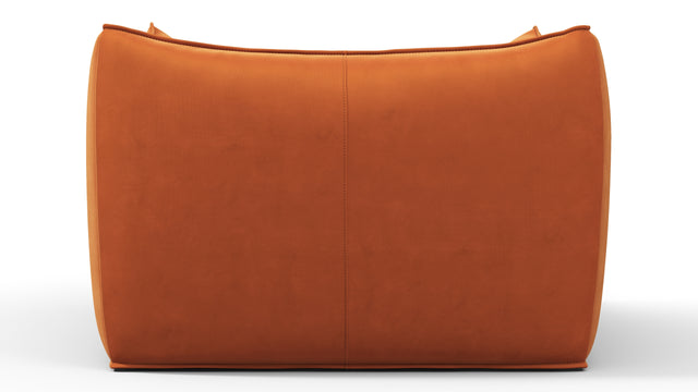 Leandro - Leandro Lounge Chair, Apricot Velvet