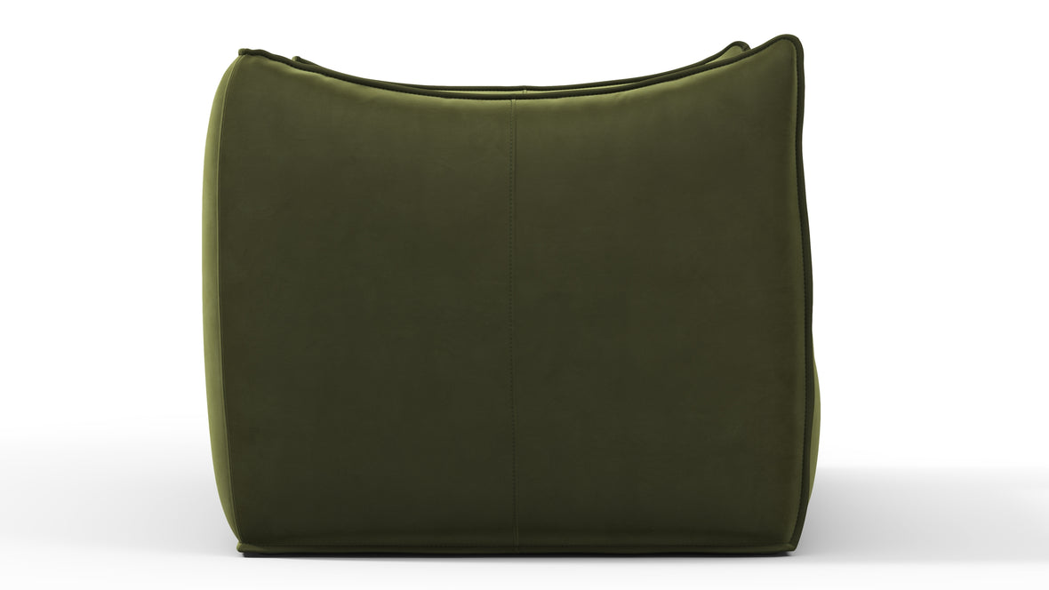 Leandro - Leandro Lounge Chair, Thyme Luxe Velvet