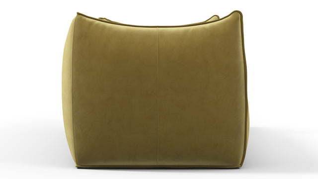 Leandro - Leandro Two Seater Sofa, Olive Gold Velvet