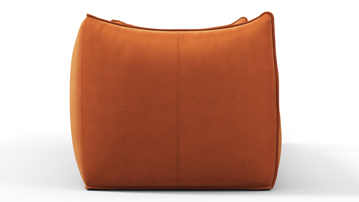 Leandro - Leandro Two Seater Sofa, Apricot Velvet