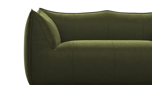 Leandro - Leandro Two Seater Sofa, Thyme Luxe Velvet