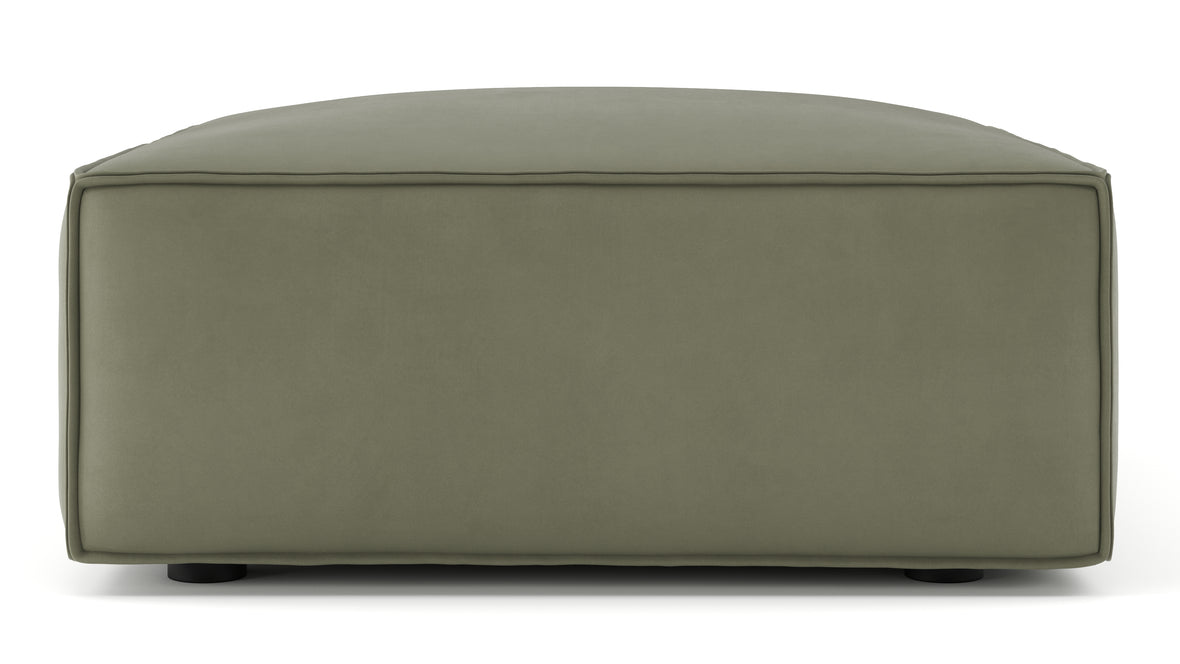 Arles - Arles Module, Ottoman, Sage Vegan Suede