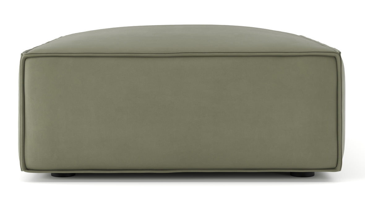 Arles - Arles Module, Ottoman, Sage Vegan Suede