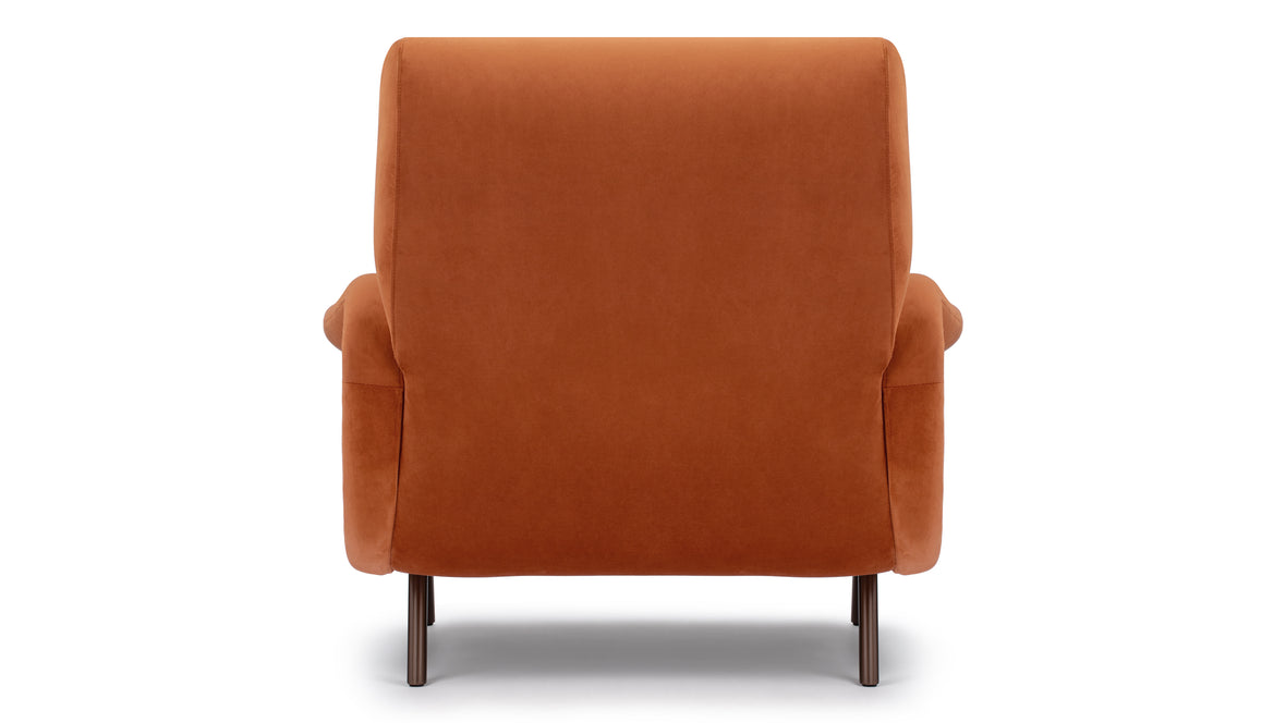 Lady - Lady Armchair, Apricot Velvet