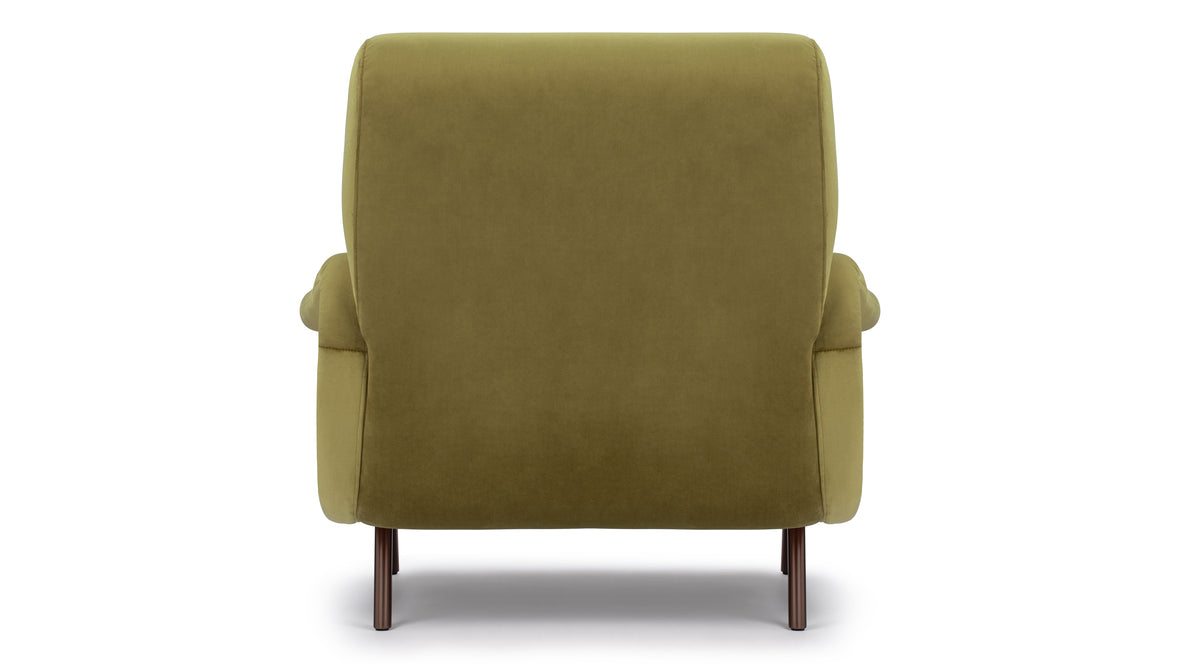 Lady - Lady Armchair, Olive Gold Velvet