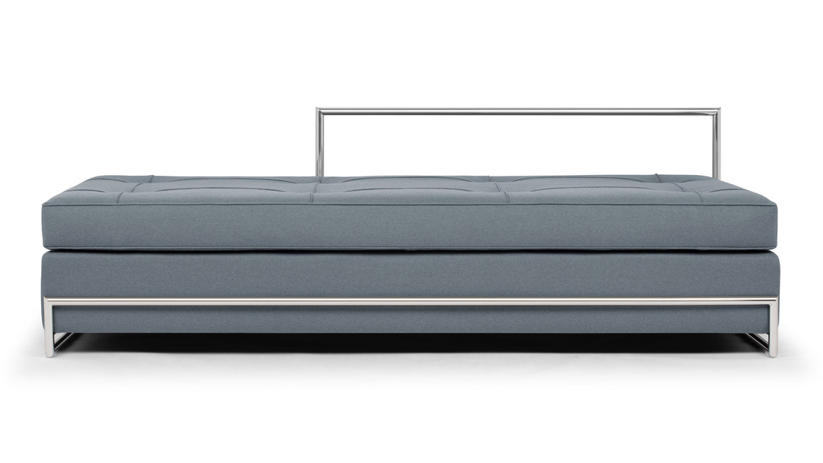 Ennis - Ennis Daybed, Blue Gray Wool