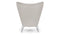 CH445 - CH445 Wing Chair, Wheat Gray Cashmere Wool