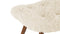 Silhouette - Silhouette Ottoman, White Long Hair Sherpa