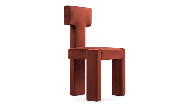 Vesper - Vesper Side Chair, Cinnamon Velvet