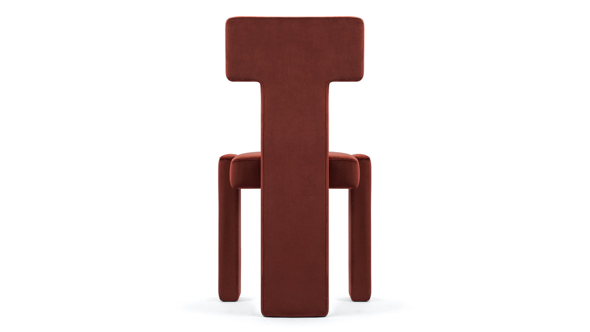 Vesper - Vesper Side Chair, Cinnamon Velvet