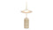 Audo - Audo Table Lamp, Beige and Travertine