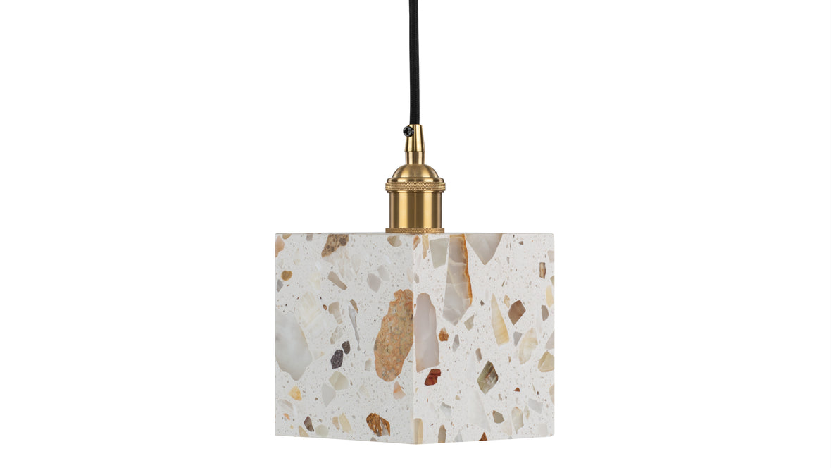 Juno - Juno Square Ceiling Light, Terrazzo