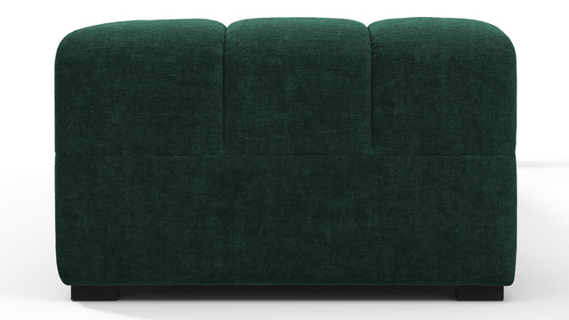 Tufted - Tufted Sectional, Extra Large Sofa, Forest Green Chenille