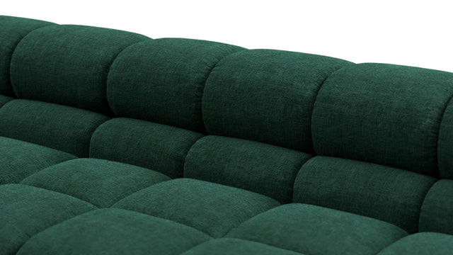 Tufted - Tufted Sectional, Large Right Corner, Forest Green Chenille