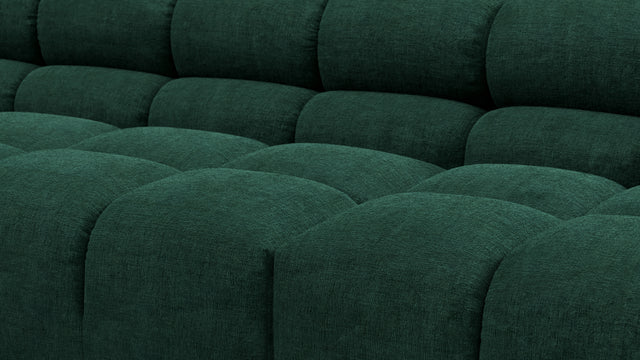 Tufted - Tufted Sectional, Extra Large Right Corner, Forest Green Chenille