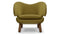 Pelican - Pelican Lounge Chair, Olive Gold Velvet