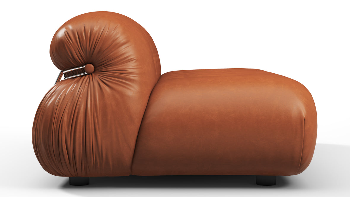 Soriana - Soriana Two Seater Sofa, Tan Premium Leather