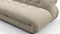 Soriana - Soriana Two Seater Sofa, Beige Gray Chenille