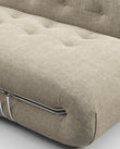 2 Seaters Soriana Two Seater Sofa, Beige Gray Chenille