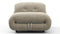 Soriana - Soriana Deep Lounge Chair, Beige Gray Chenille