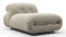 Soriana - Soriana Deep Lounge Chair, Beige Gray Chenille