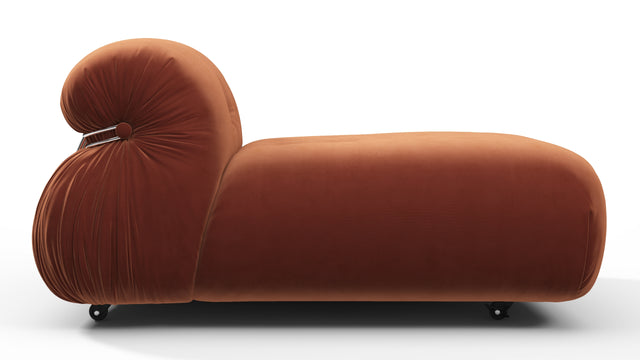 Soriana - Soriana Deep Lounge Chair, Spice Velvet