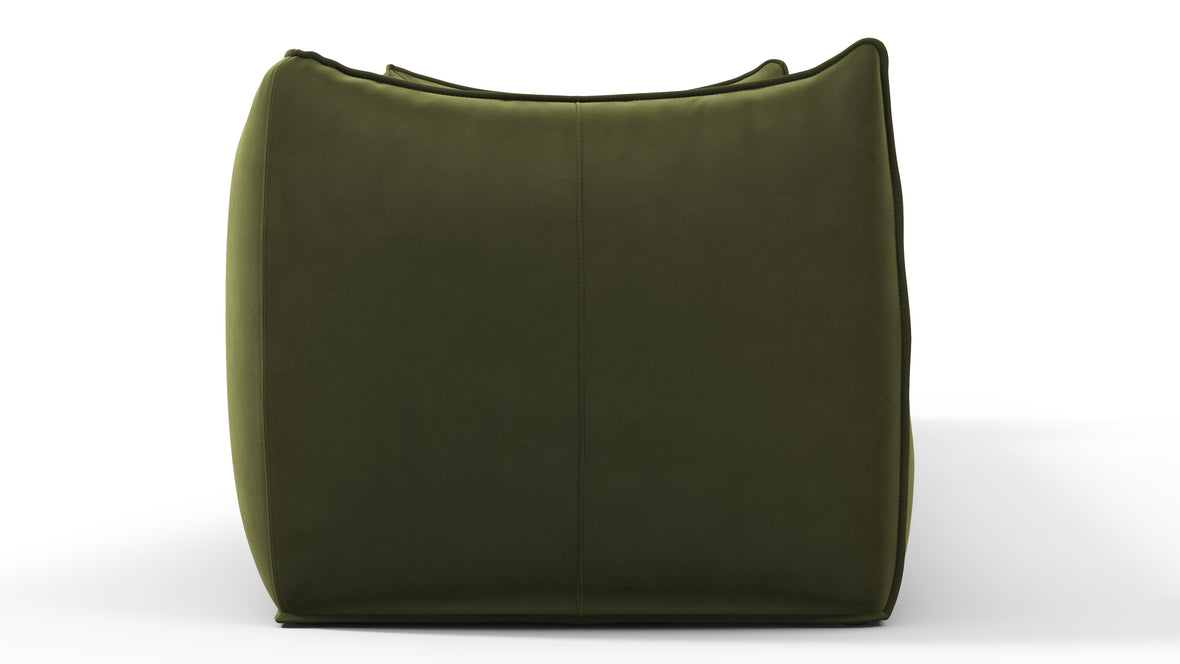 Leandro - Leandro Three Seater Sofa, Thyme Luxe Velvet